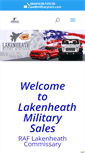 Mobile Screenshot of lakenheathmilitarysales.com